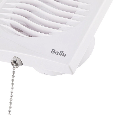 Вентилятор Ballu BAF-AR 120 VP вытяжной, мембранный обратный калапан, тяговый выключатель купить в СОМ