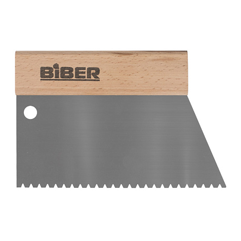 Шпатель для клея BIBER, В3, 180 мм купить в СОМ