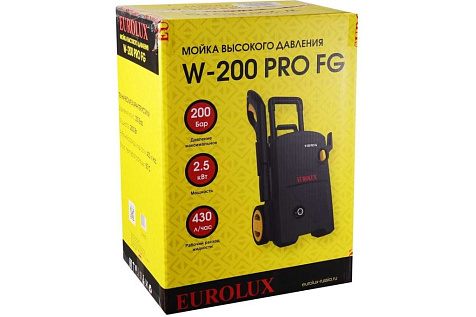 Мойка высокого давления EUROLUX W-200 PRO FG купить в СОМ