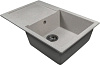 Мойка каменная Mixline ML-GMS107 Стандарт, 770 х493 х190 мм, врезная, серый купить в СОМ