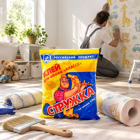 Клей для обоев КЛАСС-СТРУЖКА, 200 гр купить в СОМ