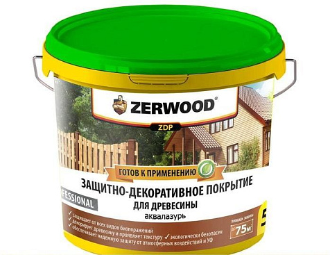 Антисептик Zerwood ZDP Аквалазурь, палисандр, 5 кг купить в СОМ